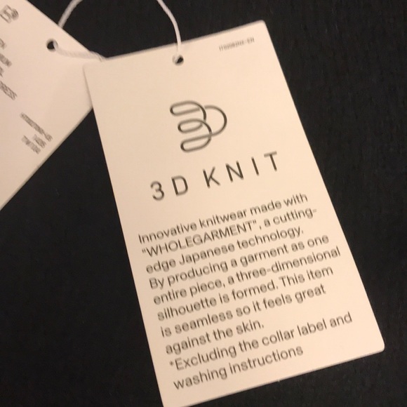 Uniqlo 3D lambwool flared dress black M - Picture 2 of 3